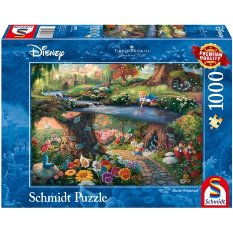 Schmidt - Puzzle 1000 pièces - Disney - Alice au pays des merveilles
