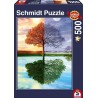 Schmidt - Puzzle 500 pièces - L'arbre des 4 saisons