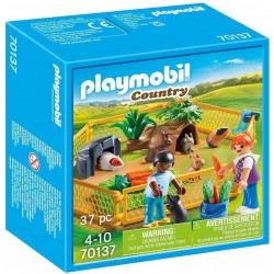 Playmobil - 70137 - La vie à la ferme - Enfants avec petits animaux