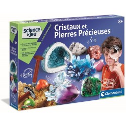 Clementoni - Jeu scientifique - Cristaux et pierres précieuses