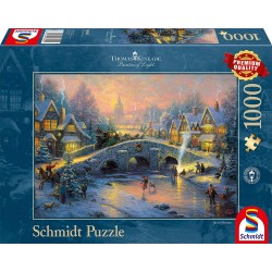 Schmidt - Puzzle 1000 pièces - Village en hiver