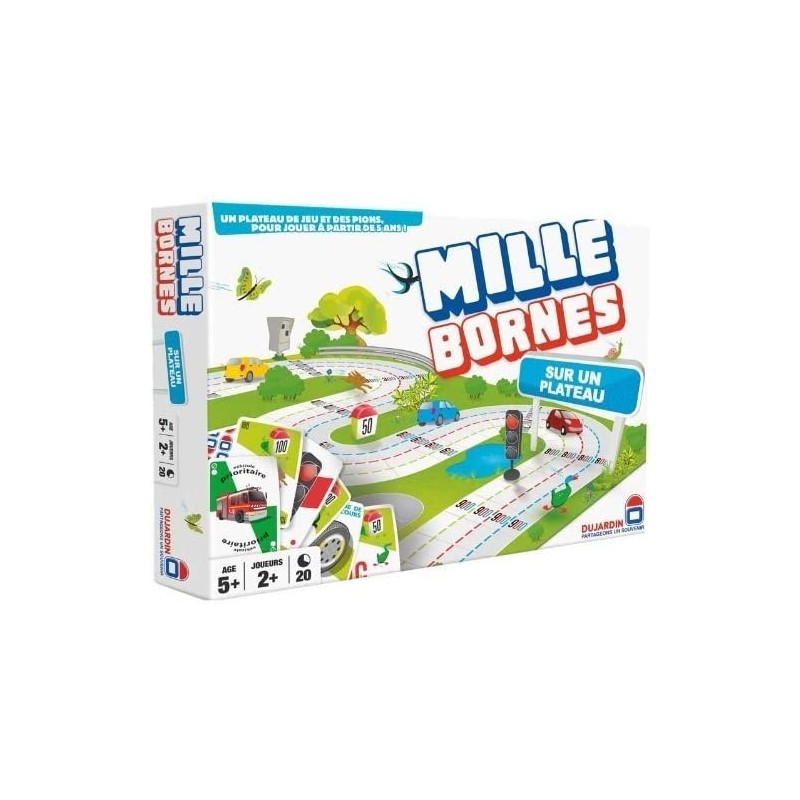 Dujardin - Jeu de société - Mille Bornes - Classique avec plateau