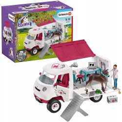 Schleich - 42370 - Vétérinaire Mobile avec Poulain Hanovrien