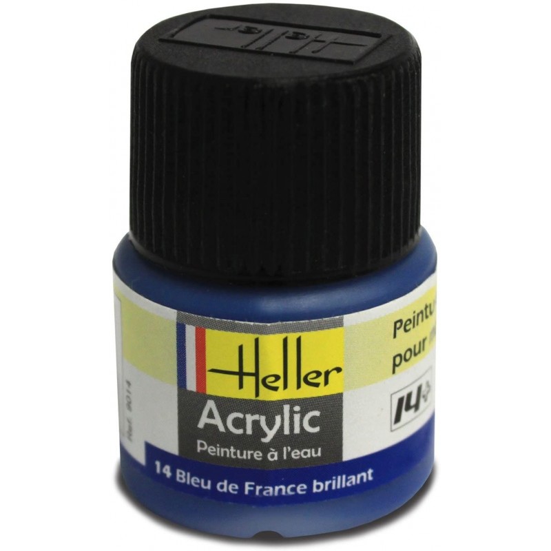 Heller - 9014 - Peinture - Bleu de France Brillant