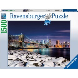 Ravensburger - Puzzle 1500 pièces - New York en hiver