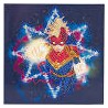 OZ - Loisirs créatifs - Marvel - Captain Marvel carte à diamanter 18x18cm Crystal Art