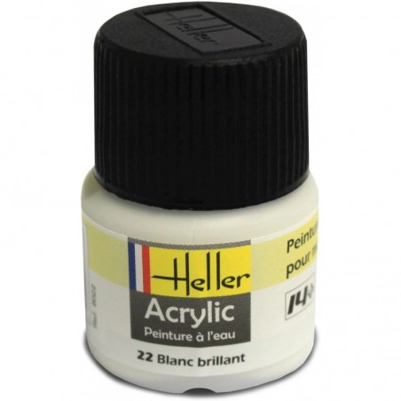 Heller - 9022 - Peinture - Blanc Brillant