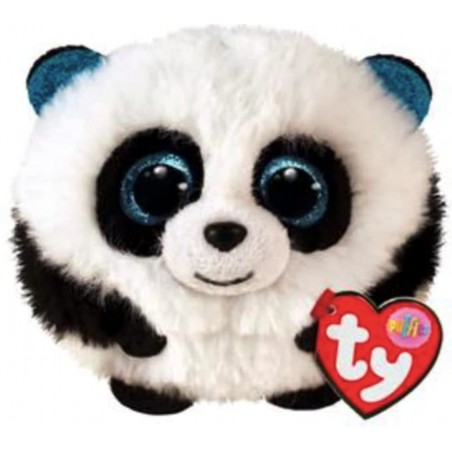 Peluche TY - Puffies 10 cm - Bamboo le panda