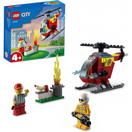 Lego - 60318 - City - L'hélicoptère des pompiers