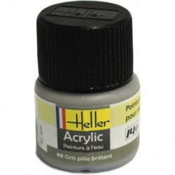 Heller - 9040 - Peinture - Gris Pale Brillant