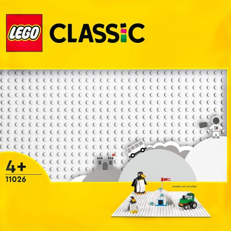 Lego - 11026 - Classic - Plaque de construction blanche