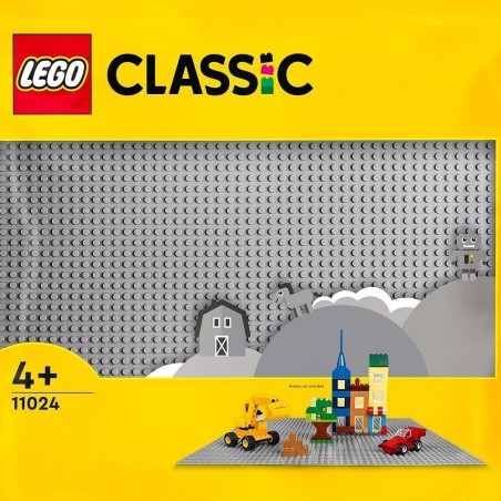 Lego - 11024 - Classic - Plaque de construction grise