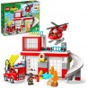 Lego - 10970 - Duplo - La caserne et l'hélicoptère des pompiers