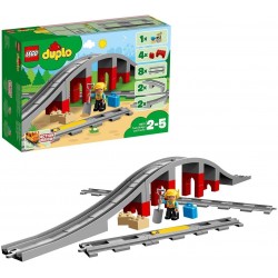 Lego - 10872 - Duplo - Les rails et le pont du train