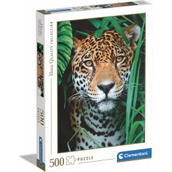 Clementoni - Puzzle 500 pièces - Jaguar dans la jungle