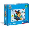 Clementoni - Premier âge - Pat'patrouille - 12 cubes puzzles