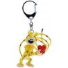 Plastoy - Figurine - 65061 - Porte clé - Le marsupilami amoureux