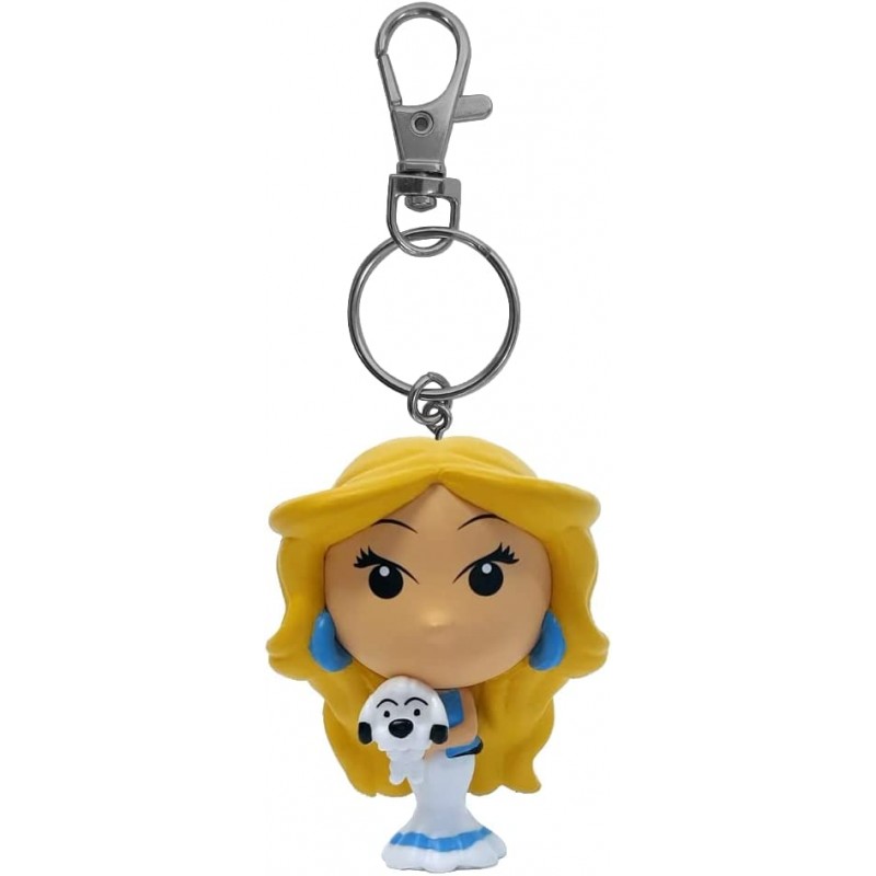 Plastoy - Figurine - 60607 - Astérix - Porte clé Chibi - Falbala et Idéfix