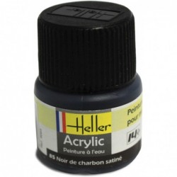 Heller - 9085 - Peinture - Noir de Charbon Satine