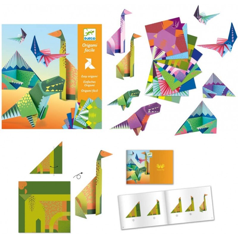 Djeco - DJ08758 - Origami - Dinosaures