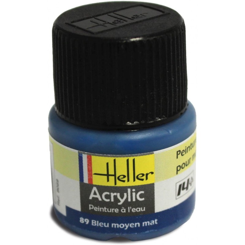Heller - 9089 - Peinture - Bleu Moyen Mat