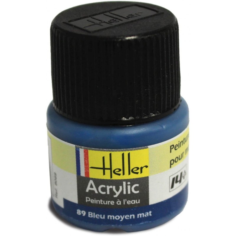 Heller - 9089 - Peinture - Bleu Moyen Mat