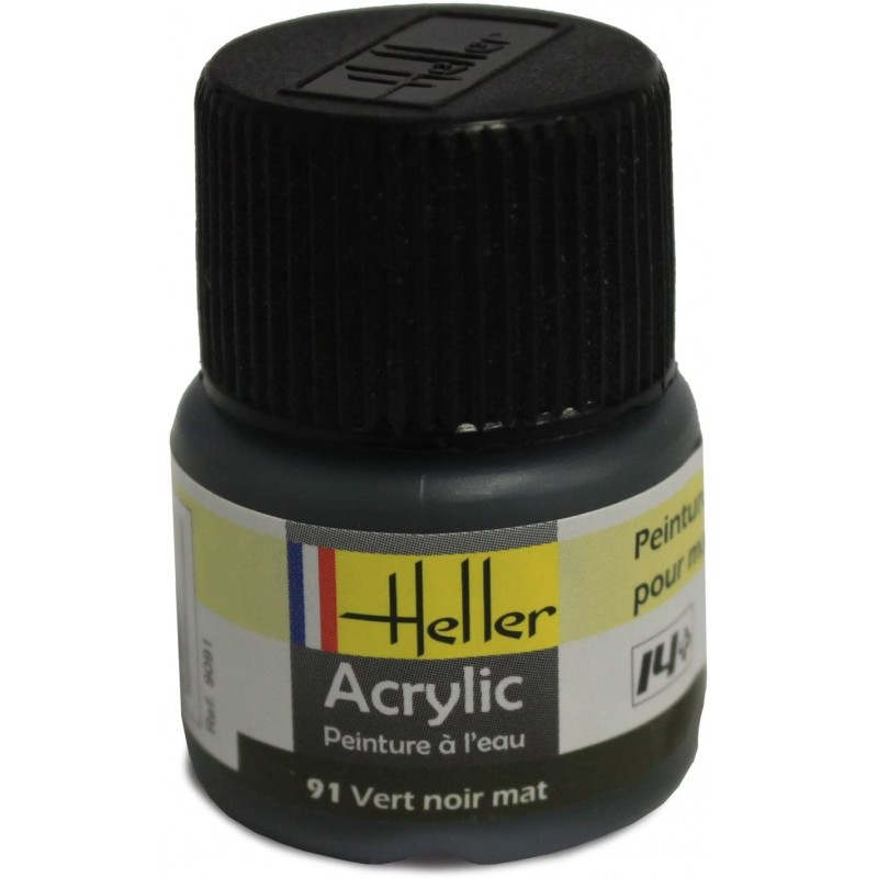 Heller - 9091 - Peinture - Vert Noir Mat