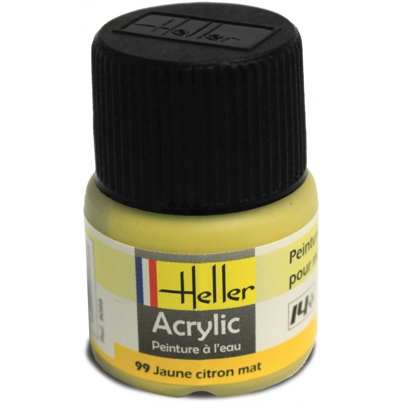 Heller - 9099 - Peinture - Jaune Citron Mat