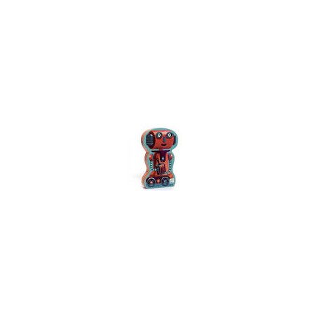 Djeco - DJ07239 - Puzzles silhouettes - Bob le robot - 36 pcs