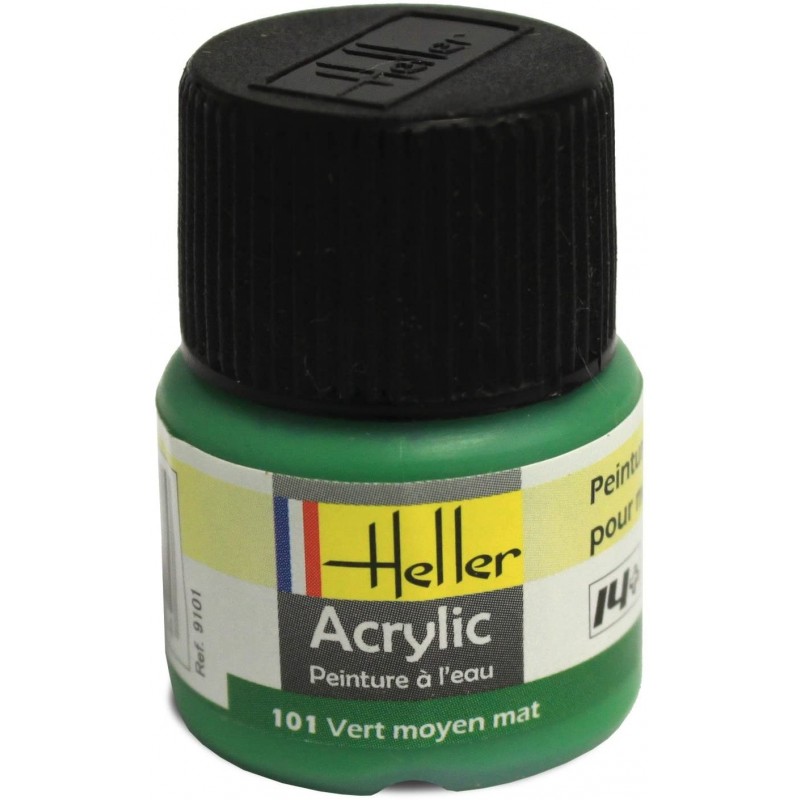 Heller - 9101 - Peinture - Vert Moyen Mat