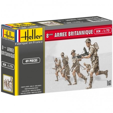 Heller - Maquette - Figurine - 8ème Armée Britannique