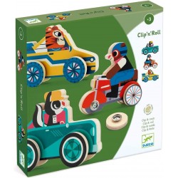 Djeco - DJ01673 - Jeux éducatifs bois - Clipacar