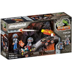 Playmobil - 70929 - Dino Rise - Véhicule de tir pour Dino Mine