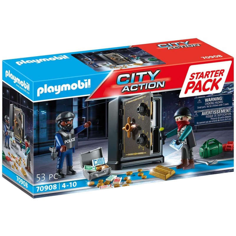 Playmobil - 70908 - Starter Pack - Starter Pack Policier avec cambrioleur
