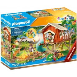 Playmobil - 71001 - Le centre de loisirs - Cabane dans les arbres et toboggan