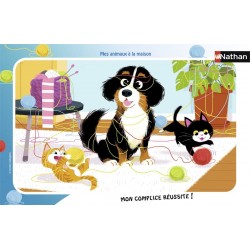 Ravensburger - Puzzle cadre 15 pièces - Mes animaux à la maison