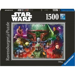 Ravensburger - Puzzle 1500 pièces - Boba Fett, chasseur de primes - Star Wars The Mandalorian