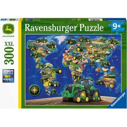 Ravensburger - Puzzle 300 pièces XXL - Le monde John Deere