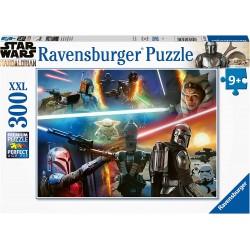 Ravensburger - Puzzle 300 pièces XXL - Feux croisés - Star Wars The Mandalorian