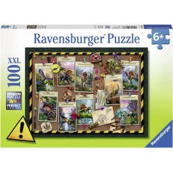 Ravensburger - Puzzle 100 pièces XXL - Collection de dinosaures