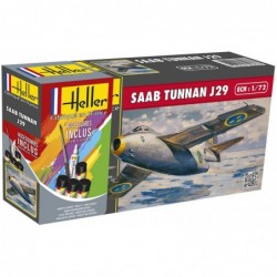 Heller - Maquette - Avion - Starter Kit - Saab Tunnan