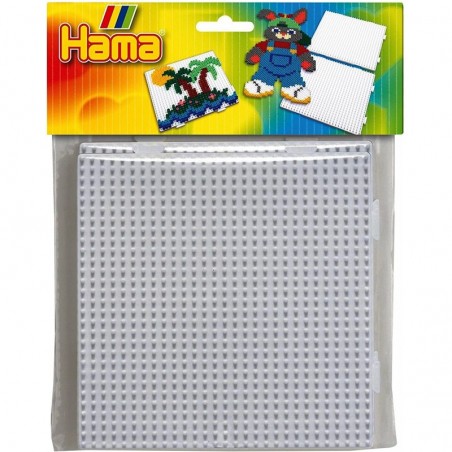 Hama - Perles - 4458 - Taille Midi - Sachet de 2 plaques assemblables