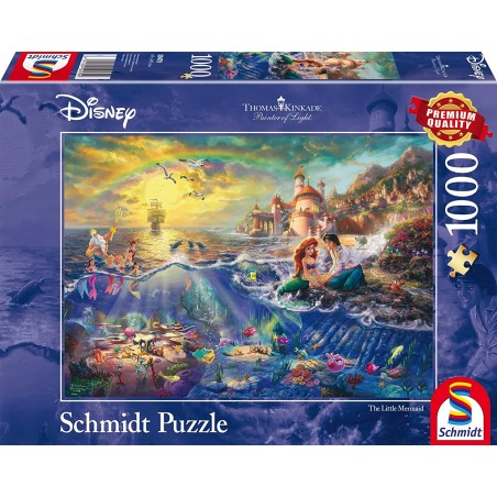 Schmidt - Puzzle 1000 pièces - Disney - La petite sirène