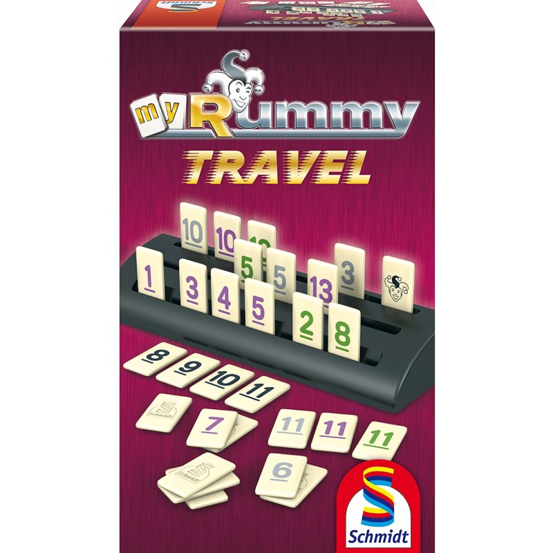 Schmidt - Jeu de société - My rummy - Jeu de voyage