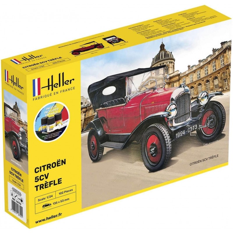 Heller - Maquette - Voiture - Starter kit - Citroën Trefle