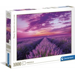Clementoni - Puzzle 1000 pièces - Champ de lavande