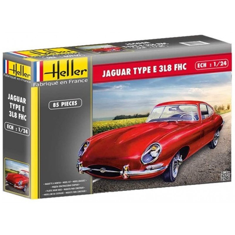 Heller Maquette, 56709, jaguar type e 3l8 fhc,124