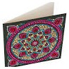 OZ - Loisirs créatifs - Crystal Art - Kit carte broderie diamant 18x18cm Mandala