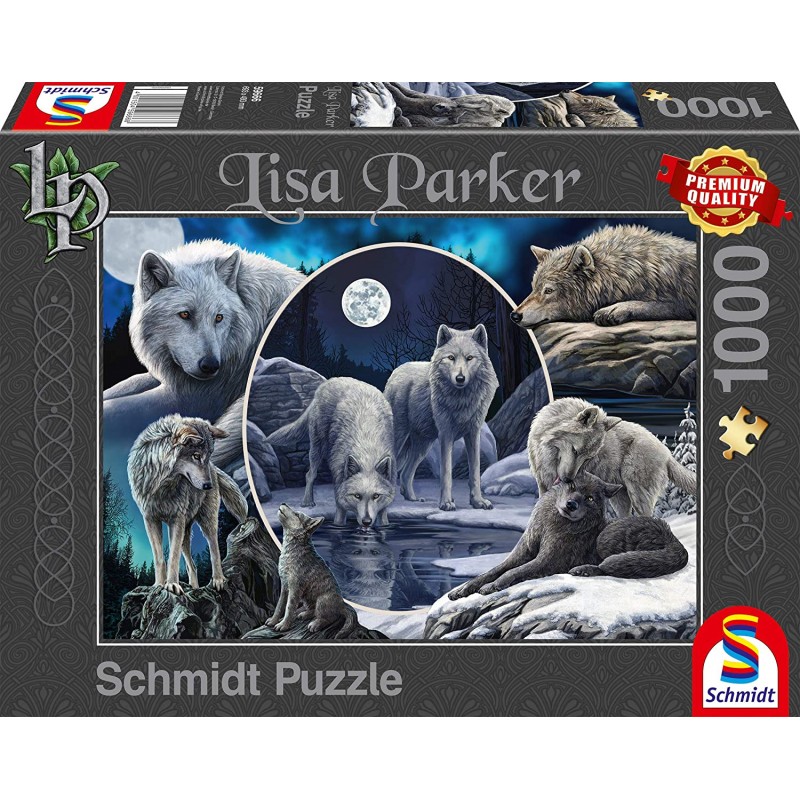 Schmidt - Puzzle 1000 pièces - Splendides loups