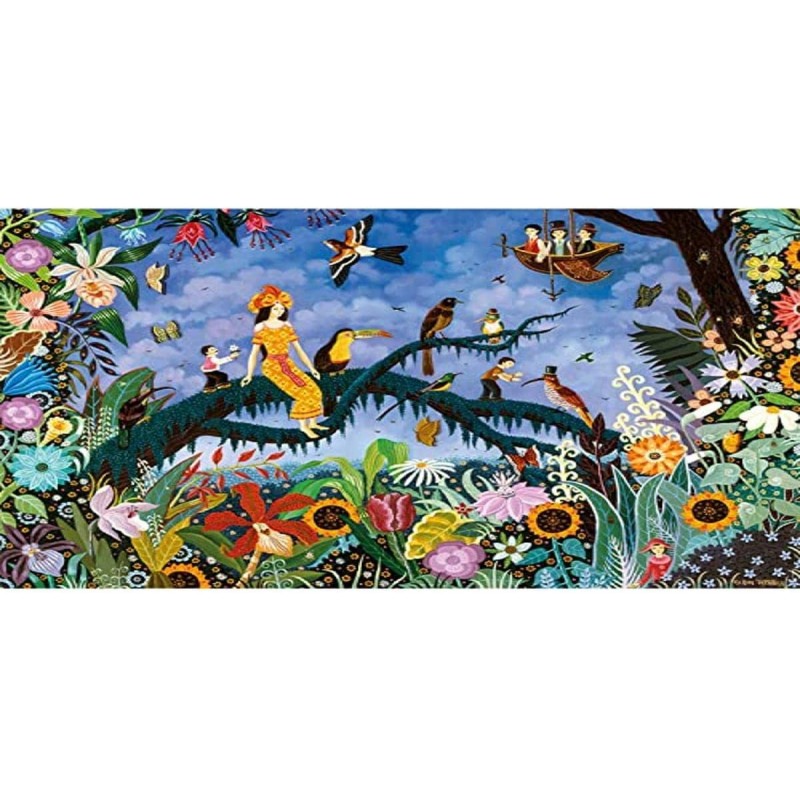 Ravensburger - Puzzle Nathan 1000 pièces - Mon jardin le soir - Alain Thomas